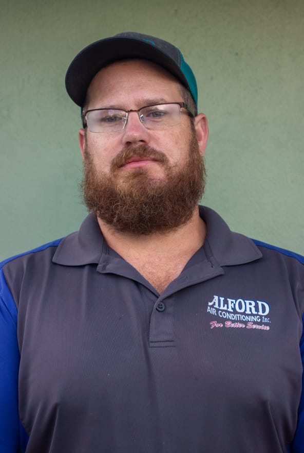 Brian Kosack, Technician at the Jupiter AC Experts Alford Air Conditioning