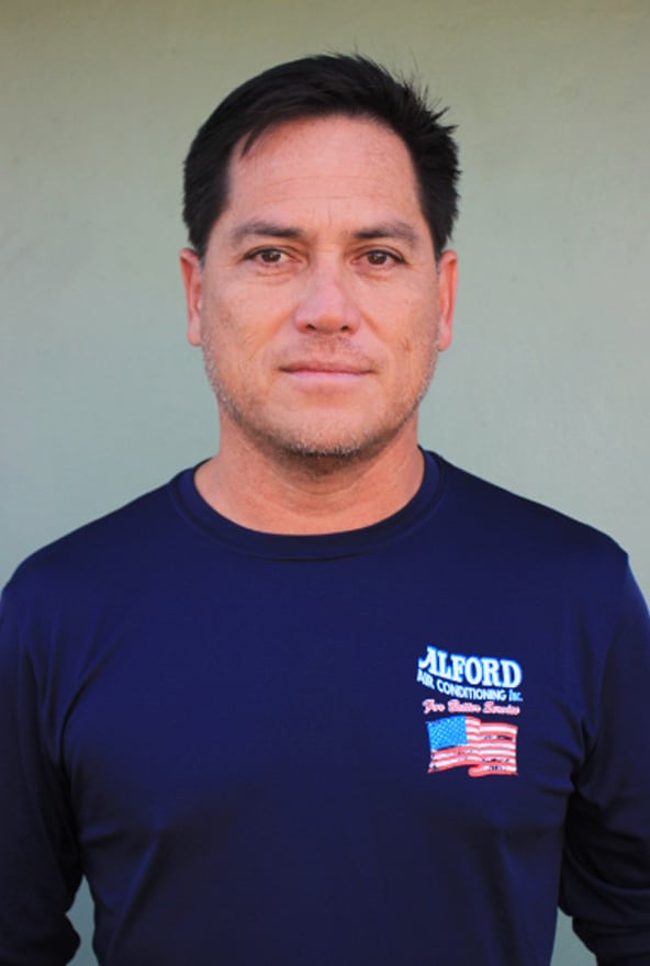 Humberto Lau, Technician at the Jupiter AC Experts Alford Air Conditioning